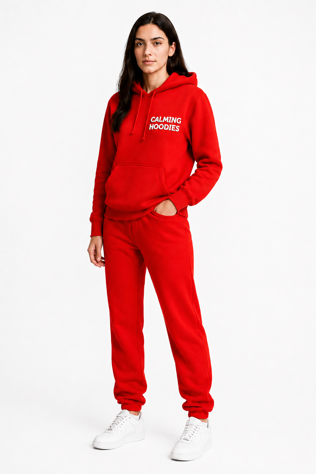 Ananya is 5'6 and is wearing a size M